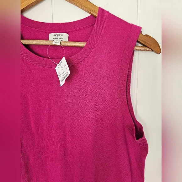 NWT J Crew Sweater Classic Shell 100% Cotton - Picture 3 of 8